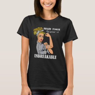 Brain Tumor Awareness Warrior Obrytable Survivor T Shirt