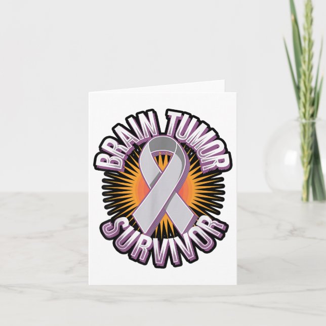 Brain Tumor Survivor fold Awareness _1 Kort (Framsida)