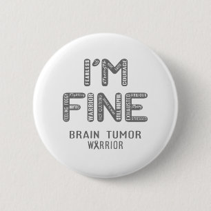 Brain Tumor Warrior - jag är BRA Knapp