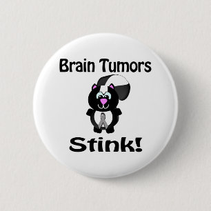 Brain Tumors Stink Skunk Awareness Design Knapp