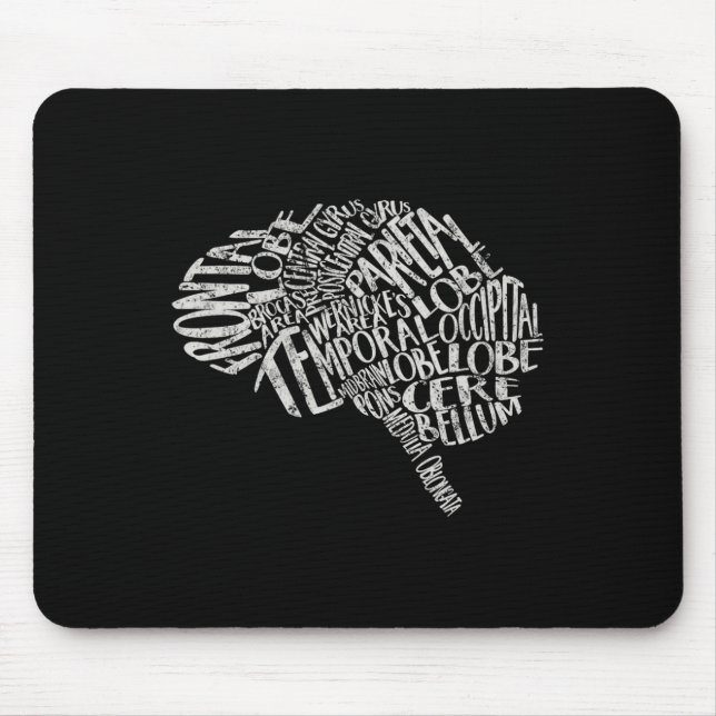 Brain Typography Rn Neuroscience Nurse Neurolog is Musmatta (Framsidan)