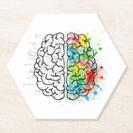 Brain Underlägg Papper