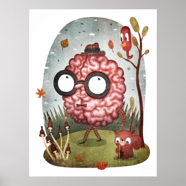 Brain Walk Poster (Framsidan)