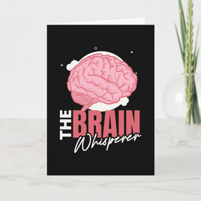Brain Whisperer Neurology Science Kort (Framsida)