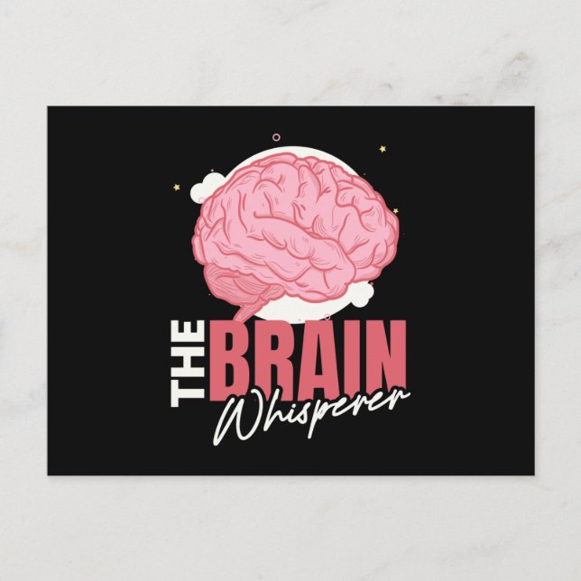 Brain Whisperer Neurology Science Vykort (Framsida)