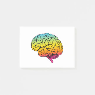 Brainbow Post-it Block