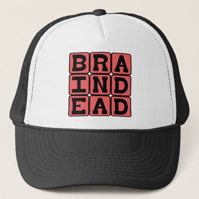 Braindead, inte så mycket uppför trappor keps (Framsida)