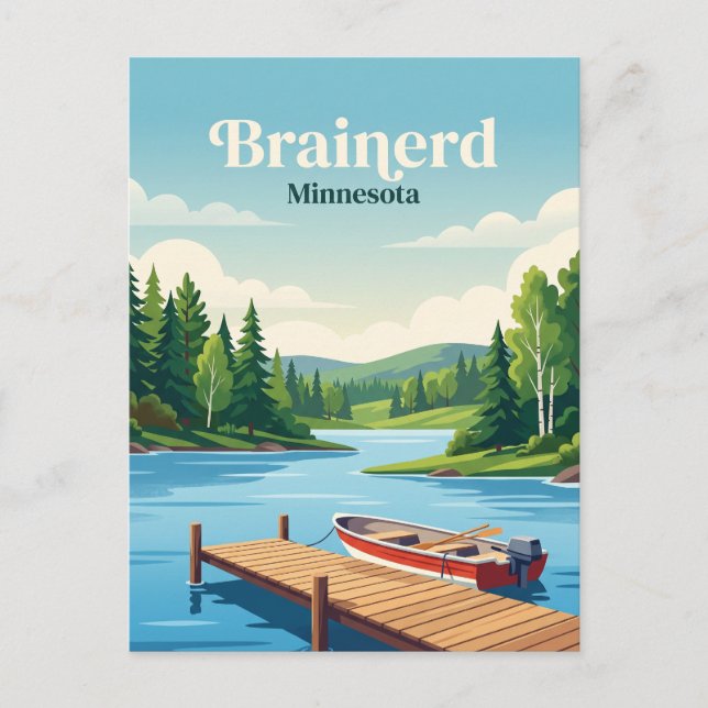 Brainerd, Minnesota Vykort (Framsida)