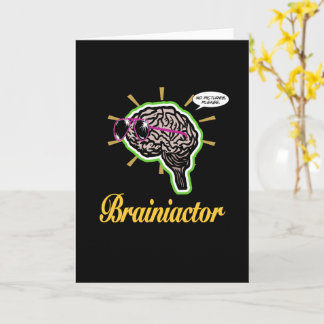Brainiactor Black BG Lodrät Kort