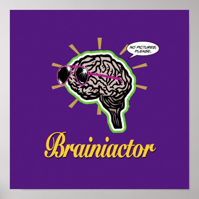 Brainiactor Lila Poster (Framsidan)