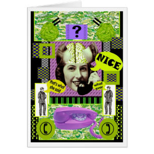 BRAINLADY-KORT*NICE* HÄLSNINGSKORT