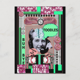 BRAINLADY—TOODLES vycard Vykort