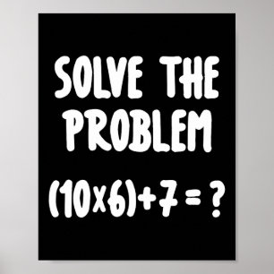 Brainrot 67 Meme 6-7 Rolig Matematiklärare Poster