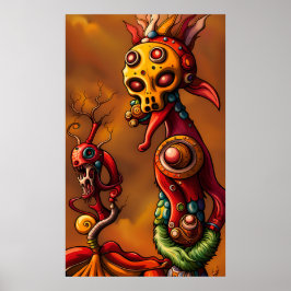 Brainrot - Ken Gage Surreal Art Poster