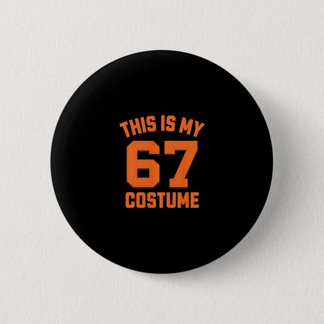 Brainrot Meme Pojkar Kids 67 This Is My Halloween  Knapp (Framsida)