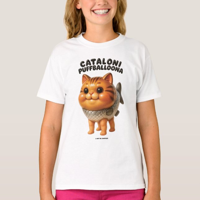 Brainrot POP | Cataloni Puffballoona T Shirt (Framsida)