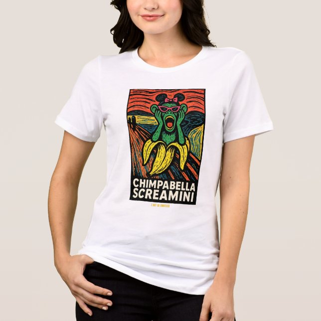 Brainrot POP Chimpabella Screamini T Shirt (Framsida)