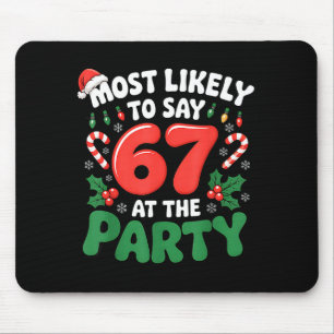 Brainrot Roligt Xmas 67 Meme Jul Mest Sannolikt Musmatta