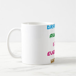Brains är Fantastisk Funny Citat Kaffemugg