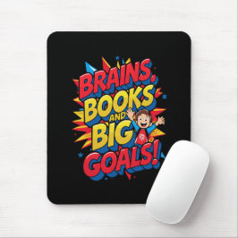 Brains Bokar och Big Goals - Roligt Back to School Musmatta