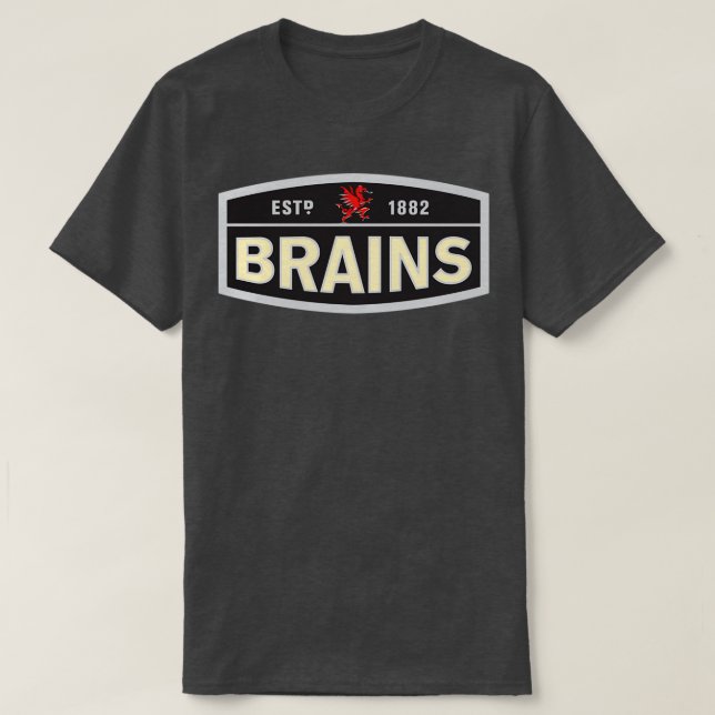 Brains Brewing T Shirt (Design framsida)