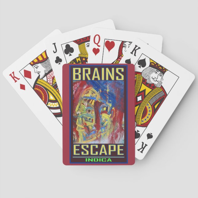BRAINS ESCAPE INDICA SPEL KORT (Baksidan)