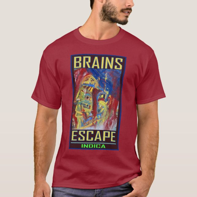 BRAINS ESCAPE INDICA T-SHIRT (Framsida)
