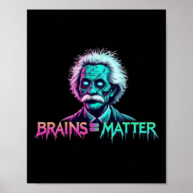 Brains = Sticker Poster (Framsidan)