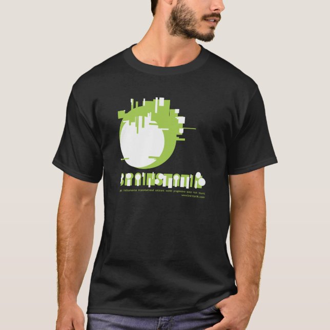 Brainstatik T-shirt_ svart Tröja (Framsida)