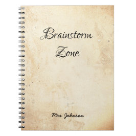 Brainstorm Zon Rustic Notebook Anteckningsbok