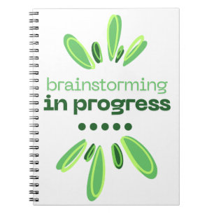 Brainstorming i Progress Writers/Authers of Notebo Anteckningsbok