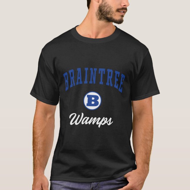 Braintree High School Wamps T Shirt (Framsida)