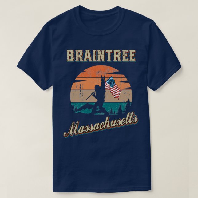 Braintree Massachusetts T Shirt (Design framsida)