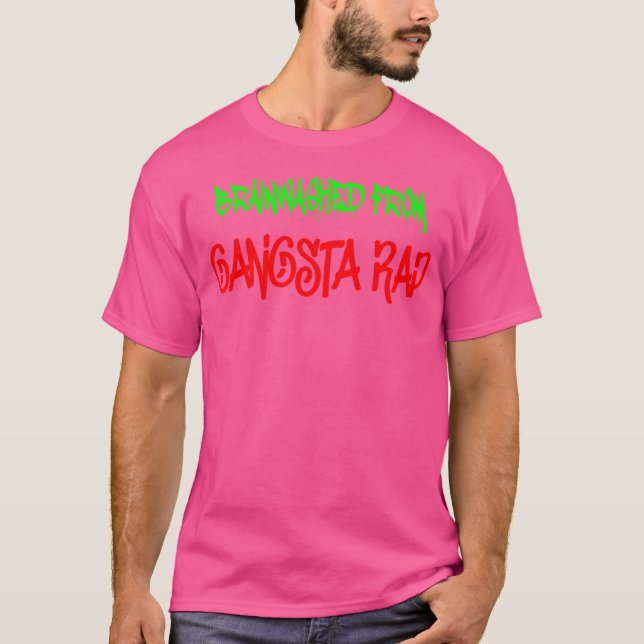 Brainwash från Gangsta Rap T Shirt (Framsida)