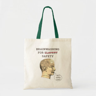 Brainwash tote tygkasse