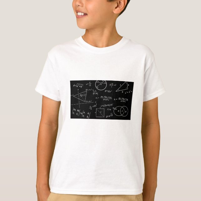 Brainy blackboard pojke t shirt (Framsida)