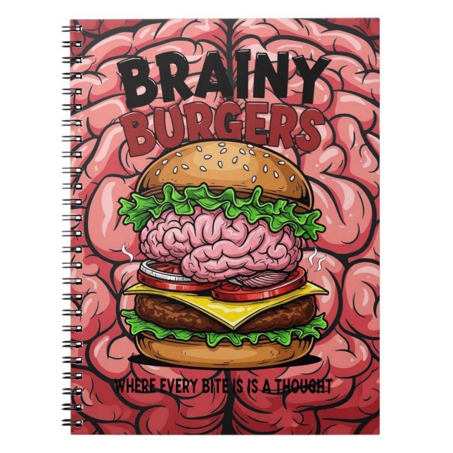 Brainy Burgers Anteckningsbok (Framsidan)