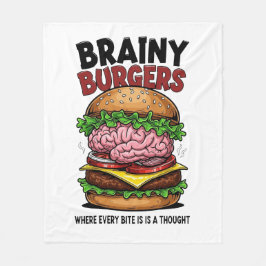 Brainy Burgers Flanellfilt Fleecefilt