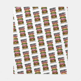 Brainy Burgers Flanellfilt Fleecefilt