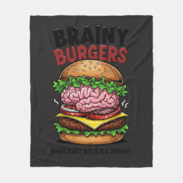 Brainy Burgers Flanellfilt Fleecefilt