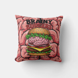 Brainy Burgers Kudde