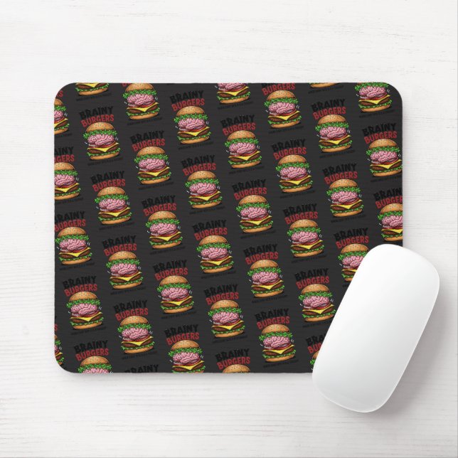 Brainy Burgers Mousepad Musmatta (Med mus)