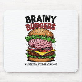Brainy Burgers Mousepad Musmatta