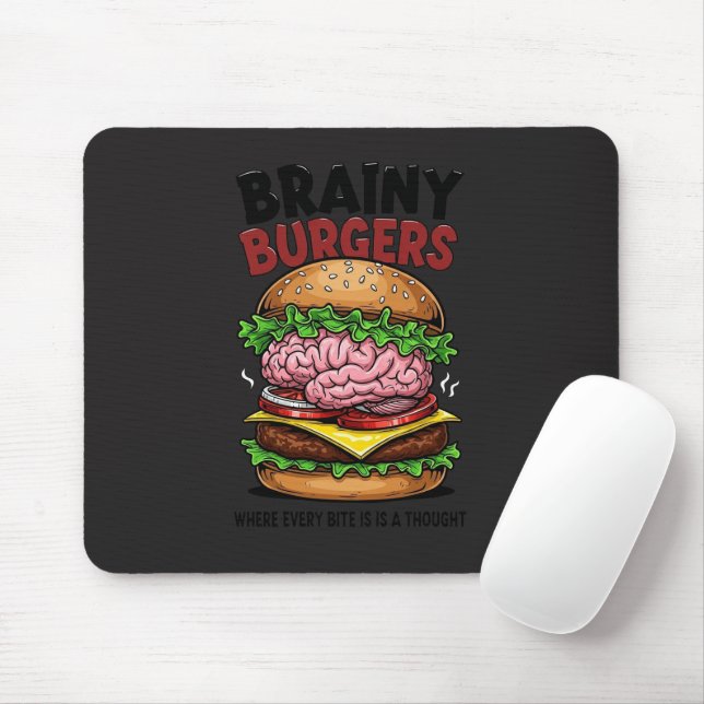 Brainy Burgers Mousepad Musmatta (Med mus)