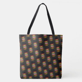 Brainy Burgers Tote Bag Tygkasse