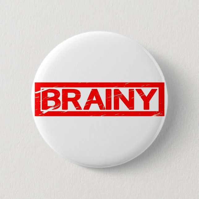 Brainy Frimärke Knapp (Framsida)