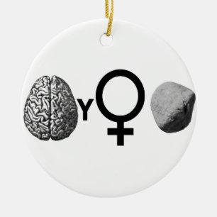 Brainy Girls Sten! Julgransprydnad Keramik