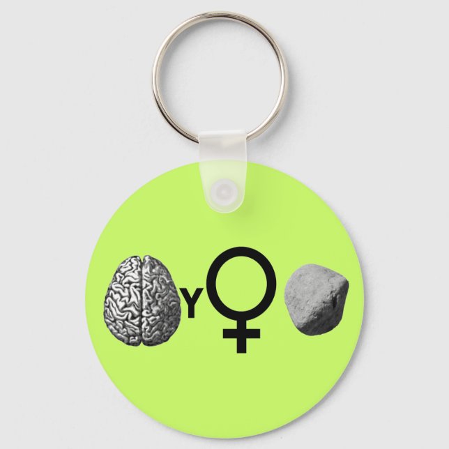 Brainy Girls Sten! Nyckelring (Framsida)