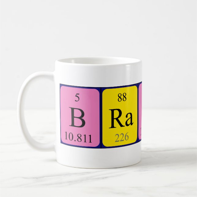 Brainy periodisk bord namn mugg (Vänster)