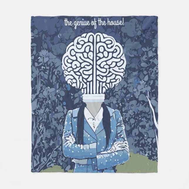 Brainy Person Fleecefilt (Framsidan)